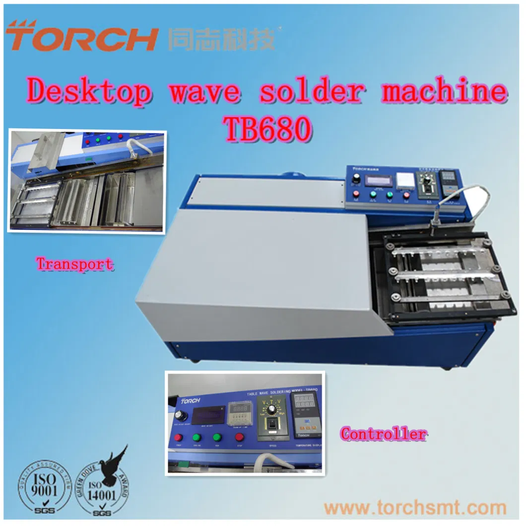 2023 Torch Desktop SMT PCB Mini Wave Soldering Machine with 37kg Tin Pot