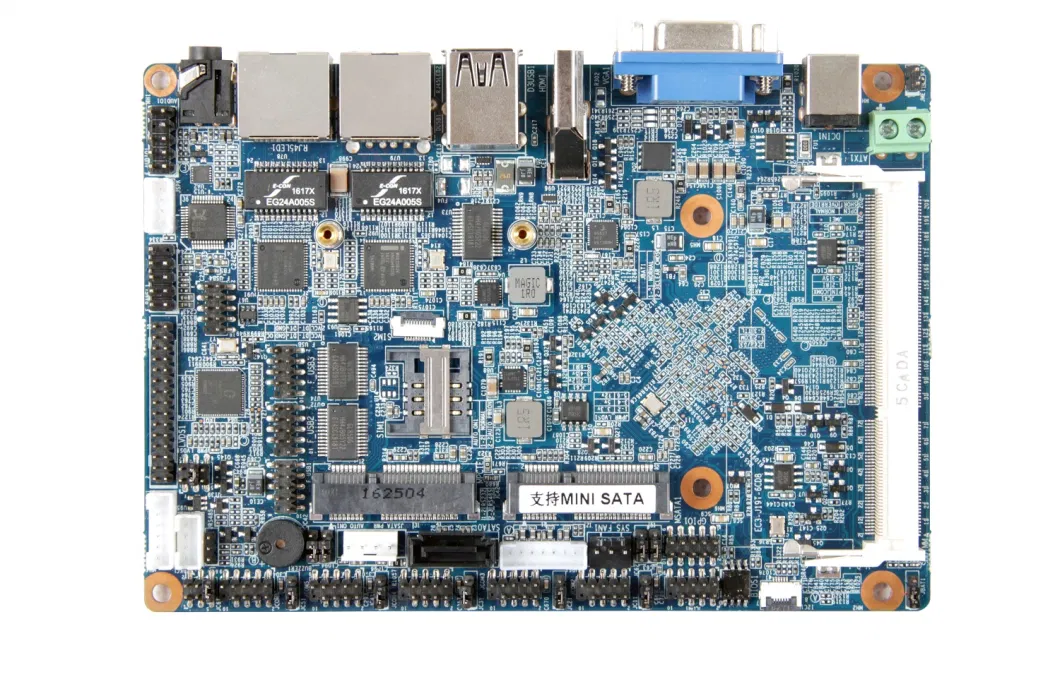 Support Baytrail J1900 Processor Onboard VGA/HDMI/Lvds Display Mini PC Industry Motherboard with CPU Cooler