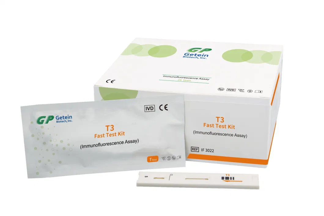 Getein T3 Fast Test Kit Thyroid Function Test for Notaufnahme